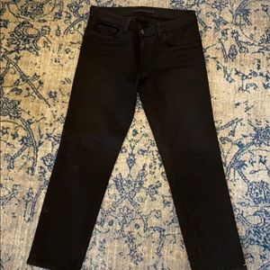 J brand Low rise stretch capris, style 935 black